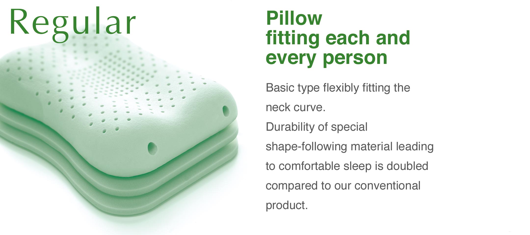 AEROFLOW low-resilience pillow (Regular)