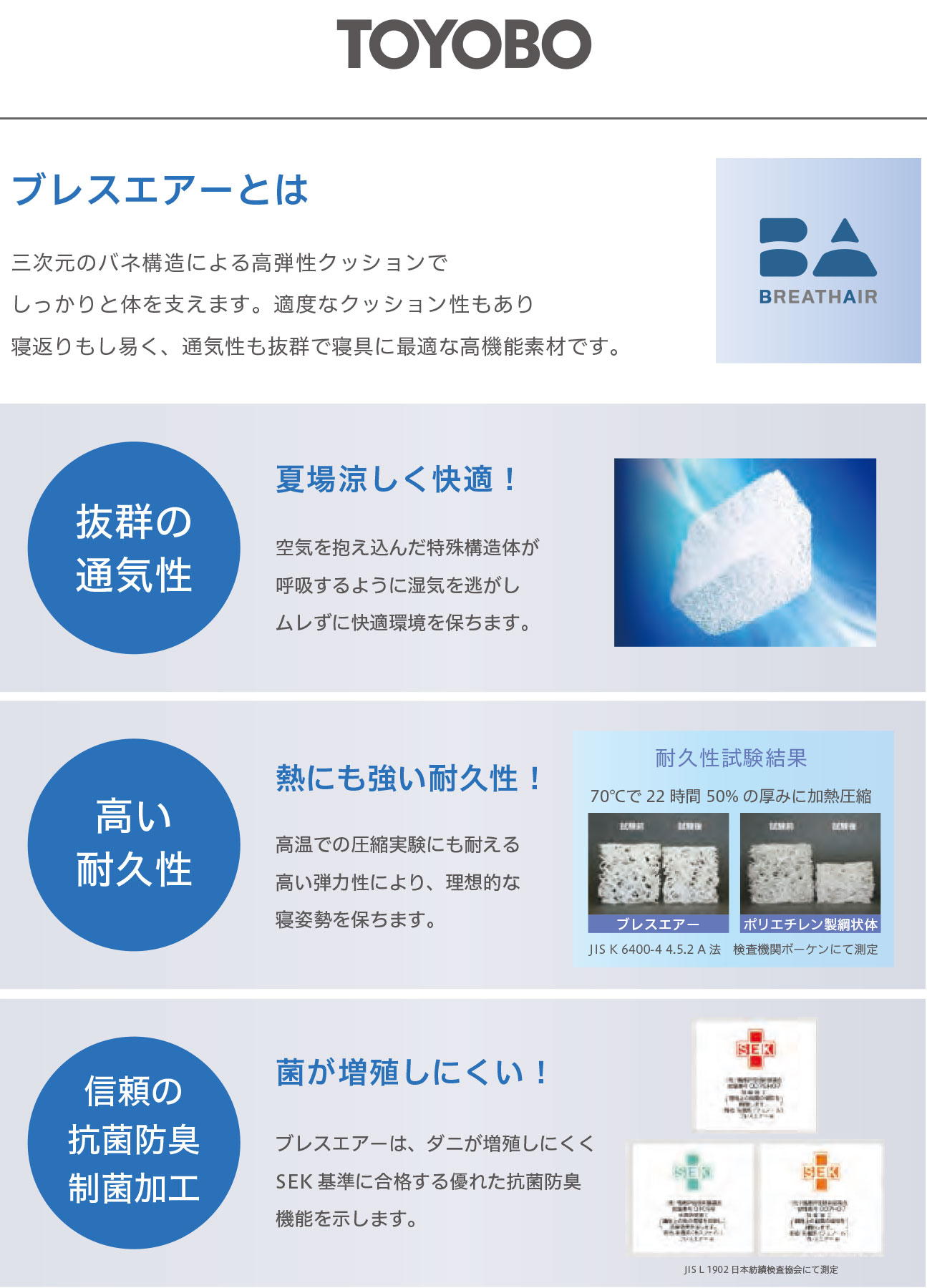 「涼×暖」敷きふとん