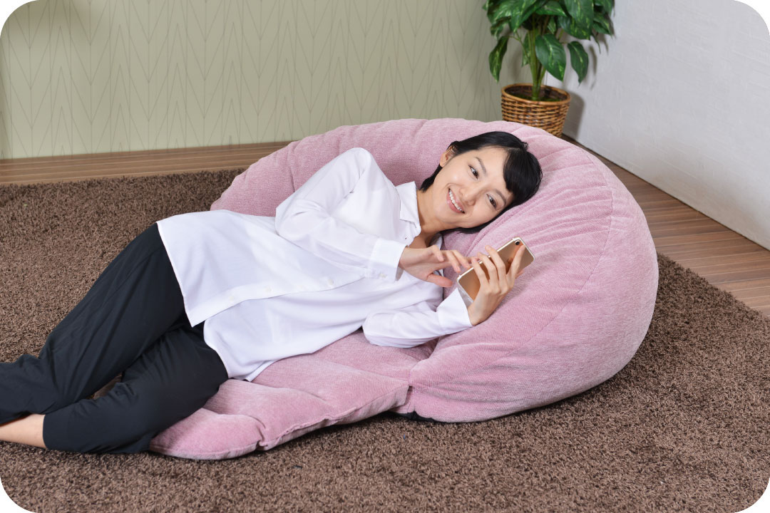 横向きスマホ